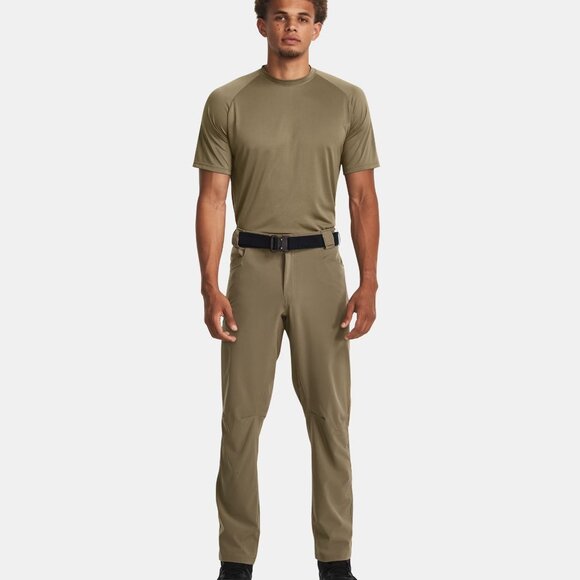 Under Armour Men's Stretch Defender UPF Storm Pants Beige 38x36 - Picture 4 of 10